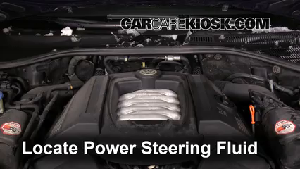 2006 Volkswagen Touareg 4.2L V8 Power Steering Fluid Add Fluid